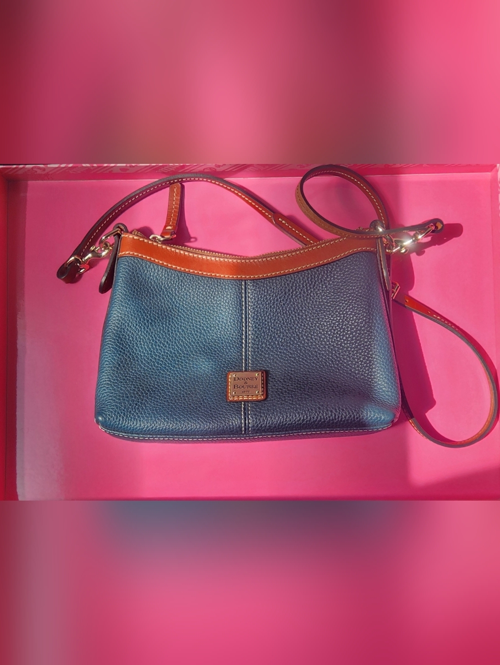 Dooney & Bourke Blue Pebble Bag